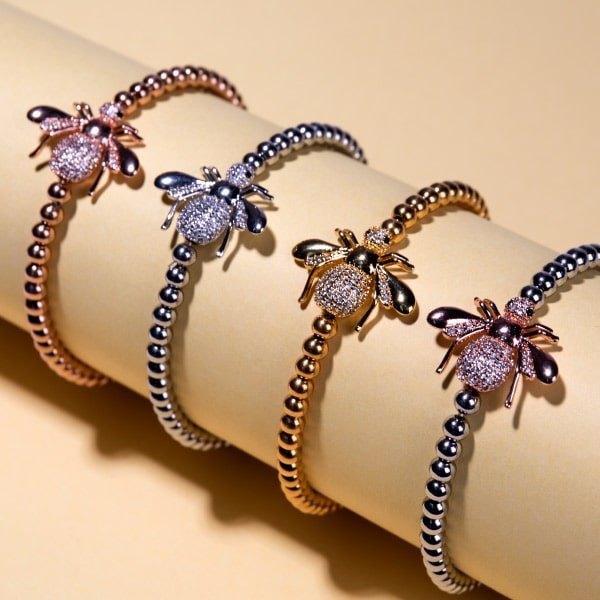 CRYSTAL QUEEN BEE BRACELET COLLECTION - allvanti.shop