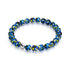 Black and Blue | Firefly Glass Polka Dot Bracelet