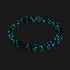 Black and Blue | Firefly Glass Polka Dot Bracelet