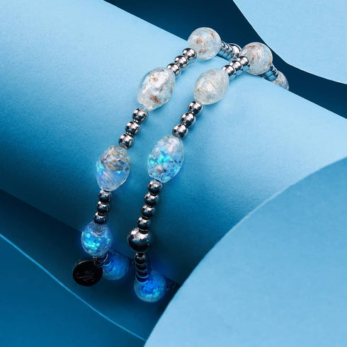 Alabaster Moon | Lunar Glass Essence Bracelet