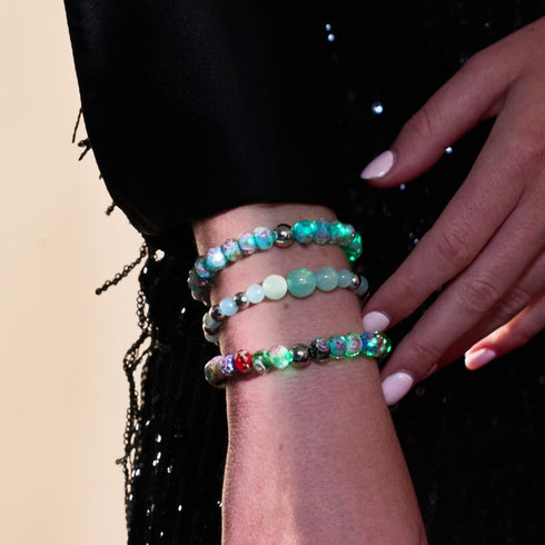 Bluebell | Firefly Glass Diamonds Bracelet