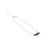Purple Elixir | .925 Sterling Silver | Firefly Glass Infinity Clasp Necklace