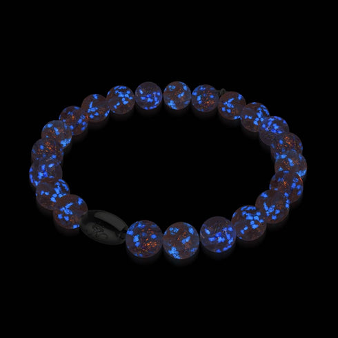 Dusty Rose | .925 Sterling Silver | Firework Glass Bracelet