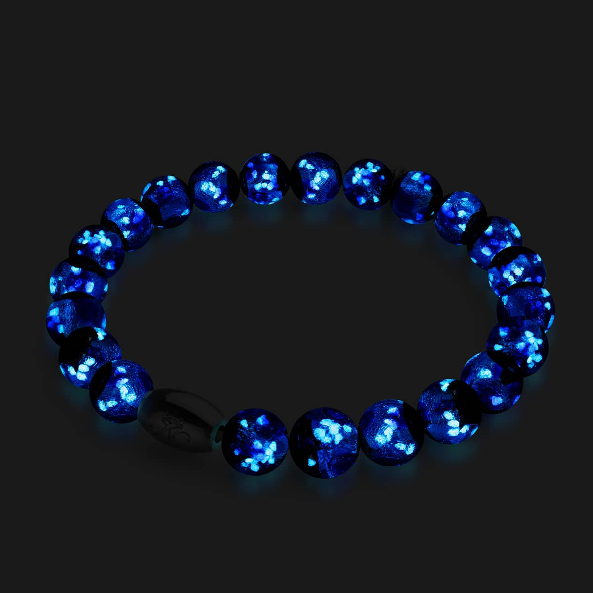 Blue Astra | .925 Sterling Silver | Solar Glass Bracelet