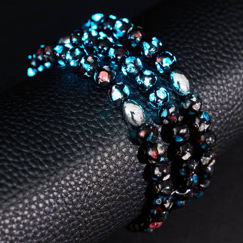 Orion | .925 Sterling Silver | Lunar Glass Bracelet