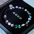 Violet Moon | .925 Sterling Silver | Lunar Glass Bracelet