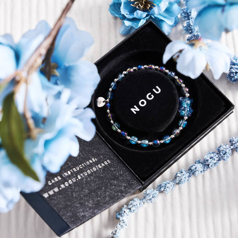 Unicorn Blue | Silver | Shimmer Bear Bracelet