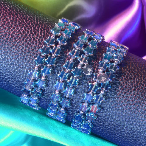 Celestial Seafoam | .925 Sterling Silver | Star Wrap