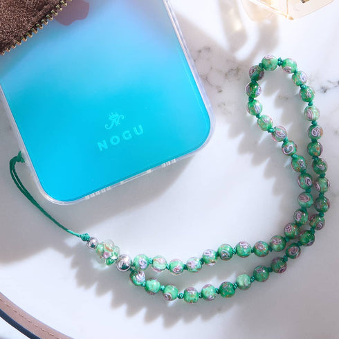 Blue Mistletoe | Firefly Glass | Phone Charm Strap