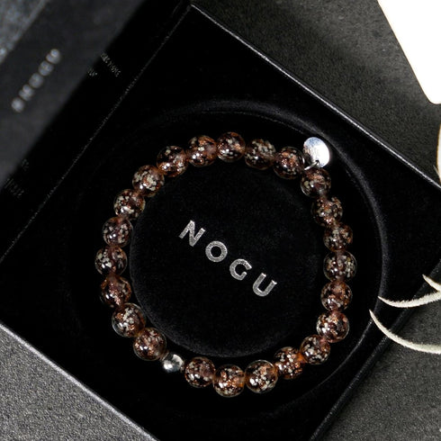 Merlot | .925 Sterling Silver | Firefly Glass Bracelet