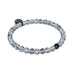 Milky Way | .925 Sterling Silver Gunmetal | Galaxy Glass Bead Bracelet