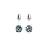 Midnight Confetti Crystal | .925 Sterling Silver | Mini Kikiballa Earrings