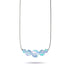 Aquamarine | .925 Sterling Silver | Mermaid Glass Infinity Clasp Necklace