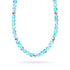Aquamarine | Silver | Mermaid Glass Statement Necklace