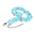 Aquamarine | Silver | Mermaid Glass Statement Necklace