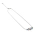 Grey | .925 Sterling Silver | Mermaid Glass Infinity Clasp Necklace