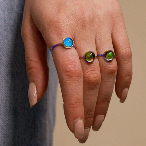 Chromata | Unicorn Silver | Mood Stone Ring