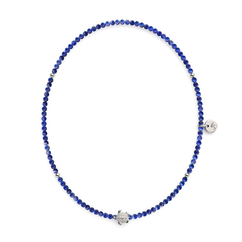 Lapis | Silver | Tortuga Gemstone Wrap