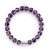 Purple Elixir | .925 Sterling Silver | Firefly Glass Bracelet