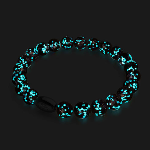 Purple Elixir | .925 Sterling Silver | Firefly Glass Bracelet