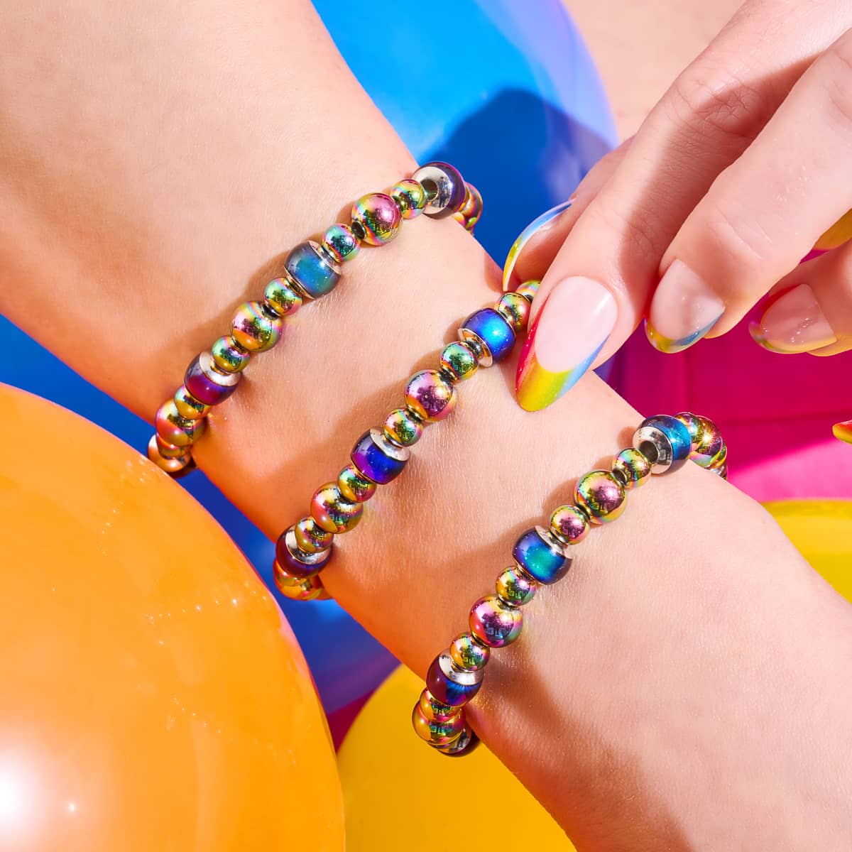 Chromata | Unicorn Silver | Mood Stone Bracelet