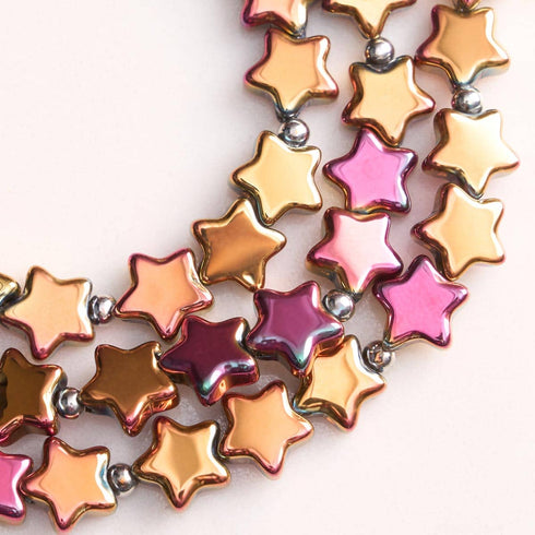 Scarlet Stardust  | .925 Sterling Silver | Star Wrap