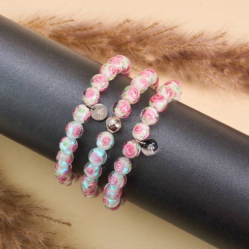 Lunafiore | Firework Glass Garden Bracelet