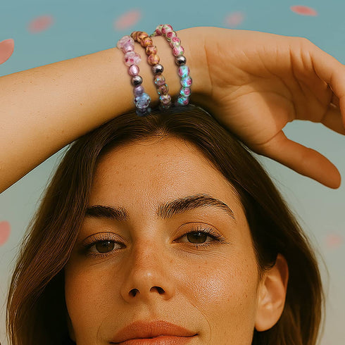 Lunafiore | Firework Glass Garden Bracelet