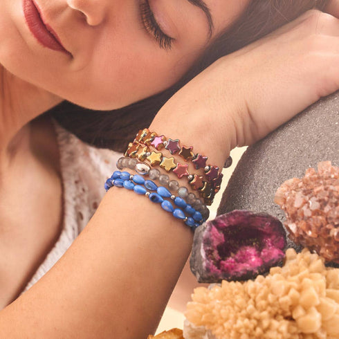 Scarlet Stardust  | .925 Sterling Silver | Star Wrap