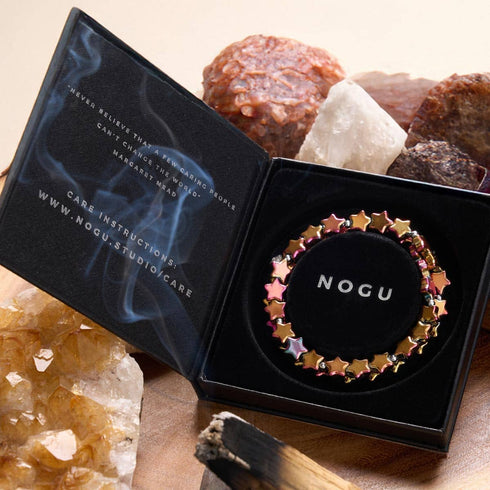 Scarlet Stardust  | .925 Sterling Silver | Star Wrap