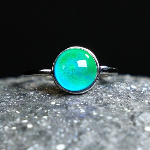 Chromata | .925 Sterling Silver | Mood Stone Ring