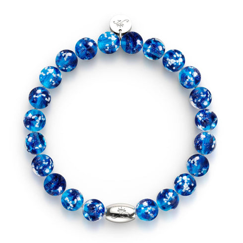 Topaz Flame | .925 Sterling Silver | Firefly Glass Bracelet